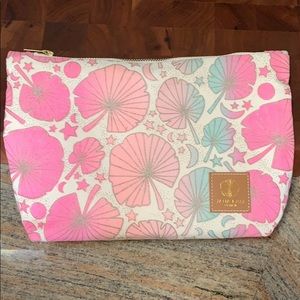 Pink and Blue Patterned Women's Bag